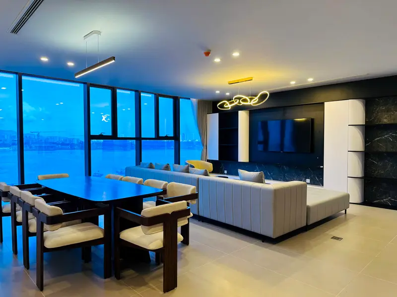 Sam Tower, 방 3개 아파트, 거실